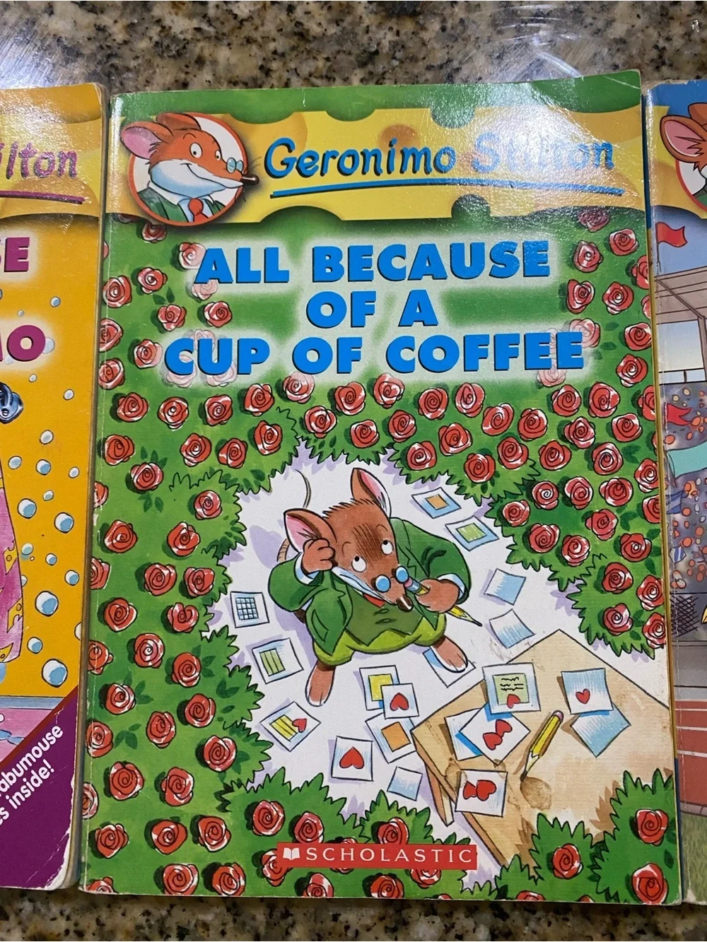 3 Geronimo Stilton Children’s Series Scholastic Elisabetta Dami Books 9,10 & 33